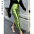 CK160 High Waist skirt Metallic color for Party ( 4 Colors )