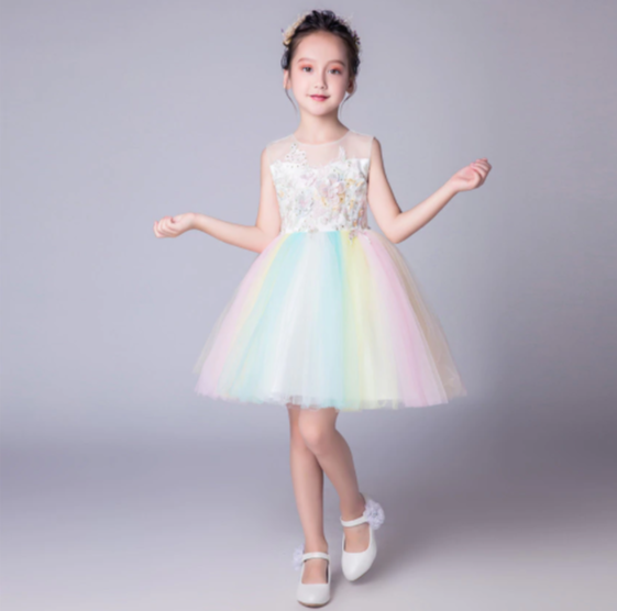 Rainbow Flower Girl Dresses