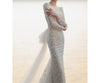 CW894 : 3D Floral Square Neck mermaid Bridal Gown