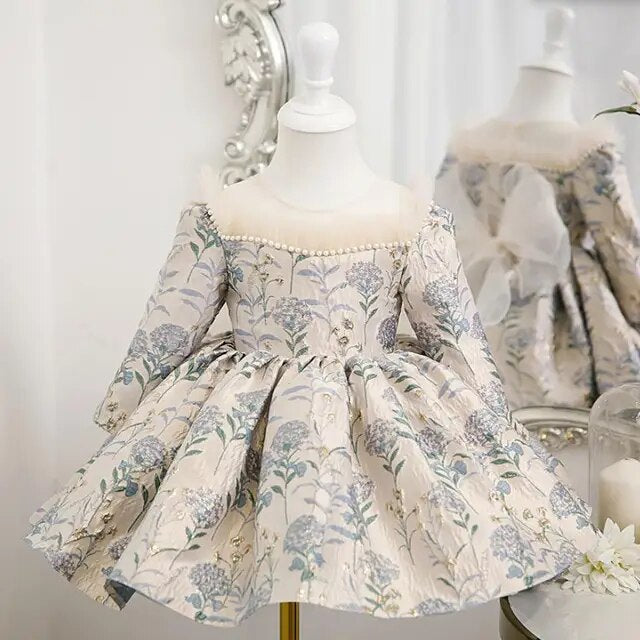 FG684 Baby Girl dresses Spanish style (short/Long sleeves