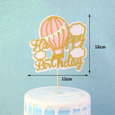 DIY590 Cute Clouds Cake Topper & Decoration