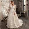 CW950 Plus size Full lace Wedding dress