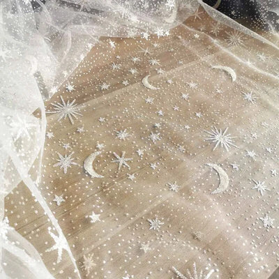 BV256 Hoodie Wedding veils Glitters Moons & Stars
