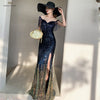 PP617 Sequin mermaid Prom dresses ( 3 Colors )