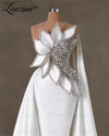 CW956 White satin wedding dress