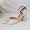BS303 White Bridal shoes(5/7/8/9Cm)