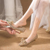 BS321 Glitter Bridal shoes ( 3 colors )