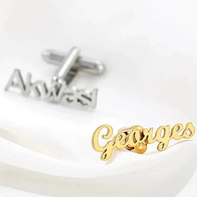 GM40 Groom accessories Personalized cufflinks (3 colors )