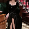 MX623 Simple black velvet Party dresses ( 4 styles )