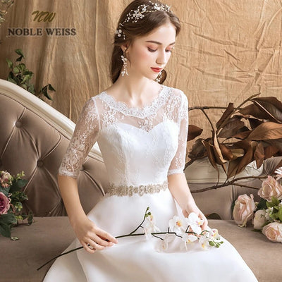 CW967 Simple A-line Wedding dress