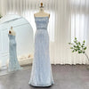 LG667 Luxury Light Blue Evening Dresses (2 styles )