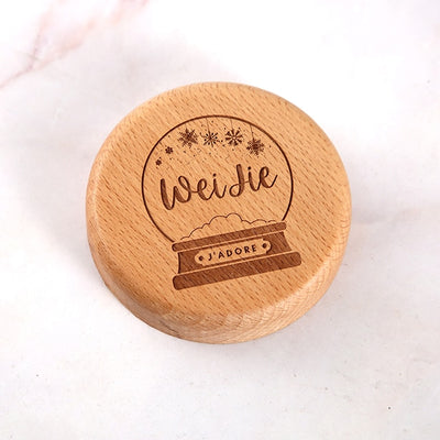 DIY591 Wedding Souvenir personalized wooden bottle opener