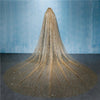 BV250 Gold glitter Bridal veils