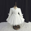 FG445 Long sleeve Baptism dress