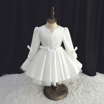 FG445 Long sleeve Baptism dress