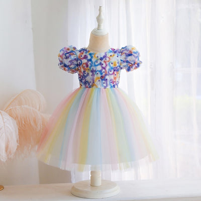 FG404 Colorful Tutu dresses for Girls ( 3 Colors )