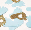 DIY249 : 100pcs Baby Footprint Confetti For Baby shower Decorations