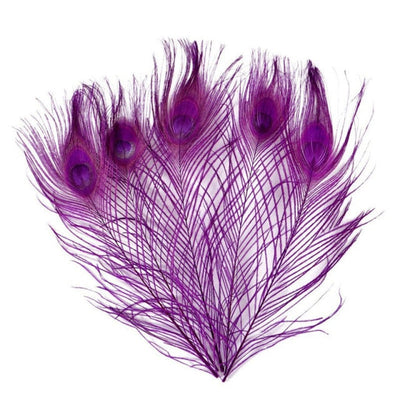 DIY370: 10Pcs/Lot Peacock Feather for Wedding Decoration ( 21 colors )