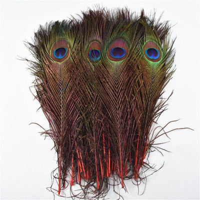 DIY370: 10Pcs/Lot Peacock Feather for Wedding Decoration ( 21 colors )