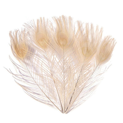 DIY370: 10Pcs/Lot Peacock Feather for Wedding Decoration ( 21 colors )