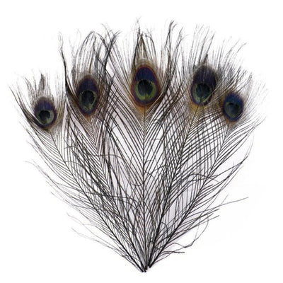 DIY370: 10Pcs/Lot Peacock Feather for Wedding Decoration ( 21 colors )