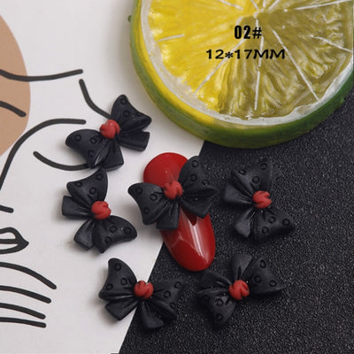 BC22 :10pcs/set 3D Bowknots Nail Art Decorations