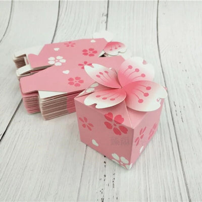 DIY383 : 10pcs/lot Japanese Sakura Gift Boxes for Wedding Gifts
