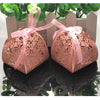 DIY349 : 10pcs/lot Laser Cut Flower candy Boxes (10 Colors )