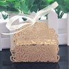 DIY350:10pcs/lot RosLaser Cut Hollow Candy Boxes With Ribbon (10 Colors)