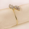 DIY324 : 10pcs/lot 7 styles of Luxury style diamond & Pear Napkin Rings