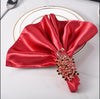 DIY333 : 10pcs/lot Luxury diamond peacock napkin rings