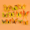 BJ345 : 12pcs /set Butterfly Bohemian Bridal clips (6 Colors)