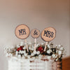 DIY248 :12 styles Wooden Wedding Cake Toppers