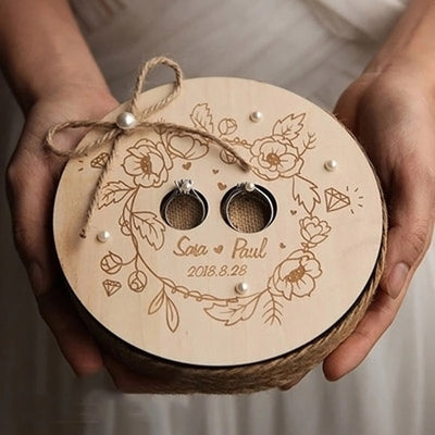 DIY290 : 44 Styles Unique custom ring holders for engagement & Wedding