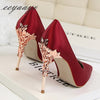 BS25 Silk Bridal High Thin Heels (13 Colors)