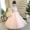 FG155 Luxurious off the shoulder flare sleeves Princess Girl Dresses