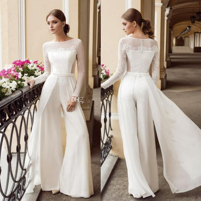 PD13 Bohemian Jumpsuit Wedding Dresses
