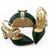 BS166 Italian design shoes + Clutch Bags ( 7 Colors )