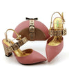 BS166 Italian design shoes + Clutch Bags ( 7 Colors )