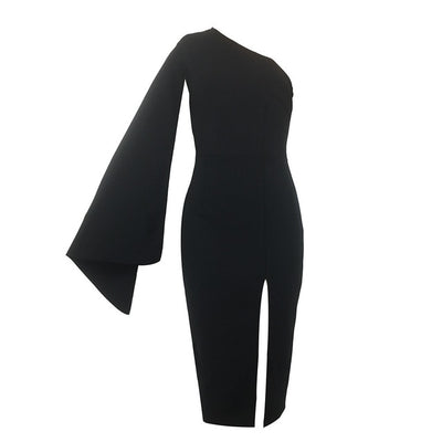 MX259 One shoulder Party dresses