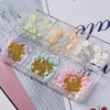BC56 Nail decorations 3D Flower color changed by UV