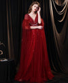 LG412 High quality beaded Evening Gowns+ Feather Shawl (3 Colors )