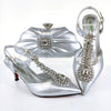 BS172 Fashion Shoes+Clutch Purses sets ( 9 Colors )
