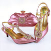 BS172 Fashion Shoes+Clutch Purses sets ( 9 Colors )