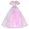 CG360 Short puff Sleeve Quinceanera Dresses ( 4 Colors )