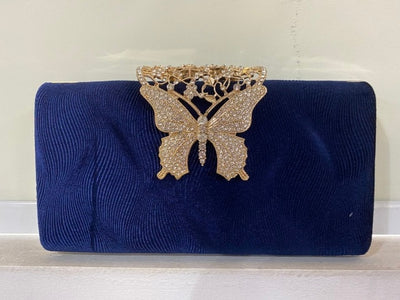 CB297 Rhinestone Butterfly Evening Clutch Bags ( 6 Colors )