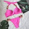 SW04 Diamond halter bikini sets ( 4 Colors )