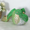 BS188 Green Crystal wedding shoes , Clutch Bags