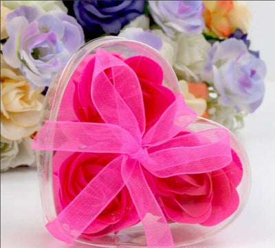 DIY497 : 20boxes/set wedding Souvenirs Rose shaped soap ( 8 Colors )