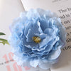 DIY131: 20pcs/lot Peony Flower Head for Wedding Backdrop (17 Colors )